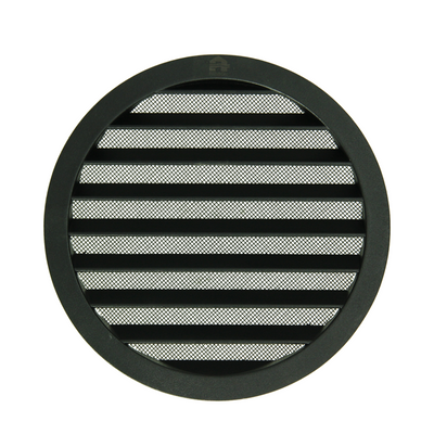 Renson 1061636 – integrierte Rundklinge Nr. mit Mesh 434r Dia 200 RAL 9005 schwarz | 5 Stück