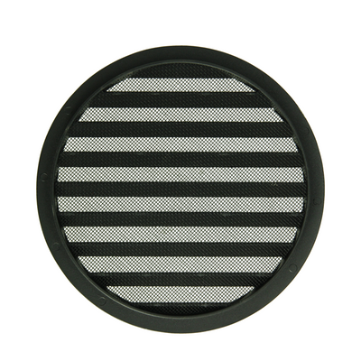 Renson 1061636 – integrierte Rundklinge Nr. mit Mesh 434r Dia 200 RAL 9005 schwarz | 5 Stück