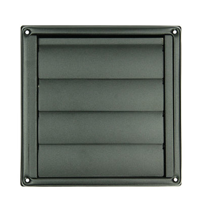 Renson 1068947 – Einbau-Dunstabzugshaubengitter 633 Edelstahl schwarz (Durchmesser 150) | 2 Stk