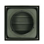 Renson 1068947 – Einbau-Dunstabzugshaubengitter 633 Edelstahl schwarz (Durchmesser 150) | 2 Stk - afbeelding 5