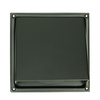 Renson 1066436 – schwarzes Edelstahl-Dunstabzugshaubengitter Typ 641 ø100 mm, Aufputzmontage | 2 Stk