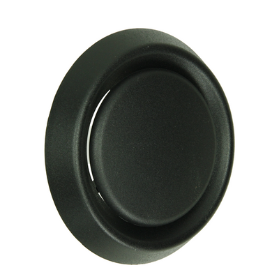 Renson 1068944 – Einbau-Entnahmeventil PVC 736 (Durchmesser 100) Str 9005 (schwarz) | 2 Stk