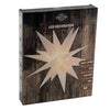 Svenska Living Star Kunststoff 35cm weiß 4x warmer Timer