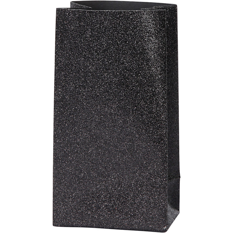Vivi Gade Papiertüten, H: 17 cm, Maße 6x9 cm, 170 g, schwarz, 8 Stück 1 Box