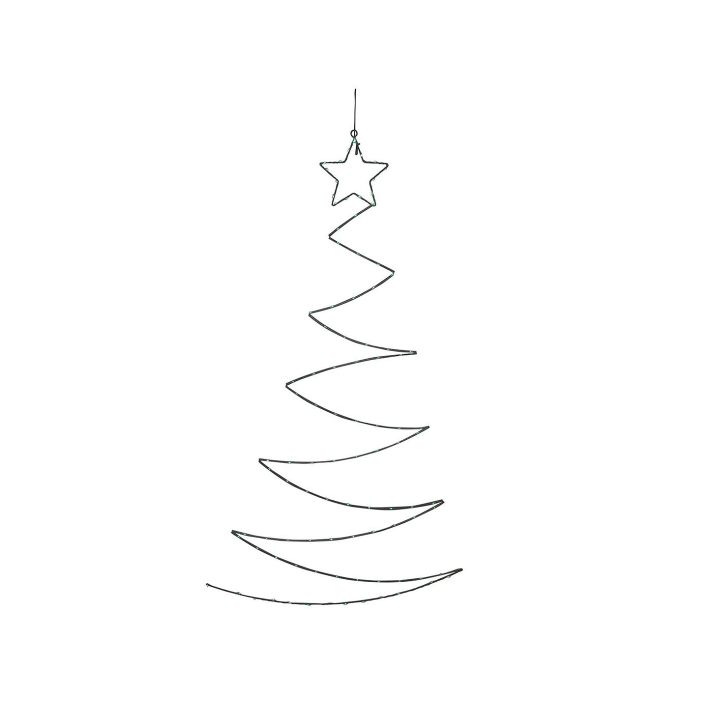 Svenska Living LED Wanddeko Weihnachtsbaum grün 100x60cm