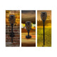 Svenska Living Gartenfackel LED Solarflamme 78cm
