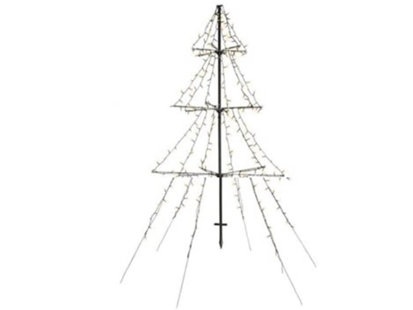 Svenska Living Weihnachtsbaumform LED-Außenbeleuchtung 180