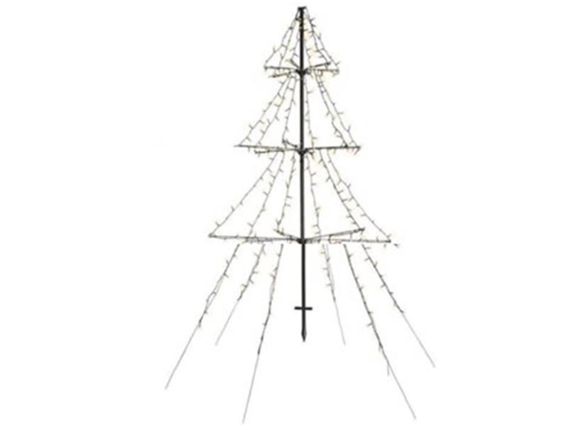 Svenska Living Weihnachtsbaumform LED-Außenbeleuchtung 180