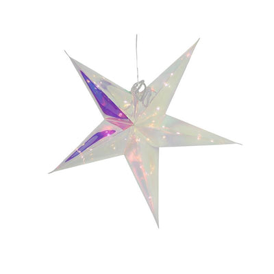 Svenska Living Star schillernd 53 cm 20 LED Timer 2xaa