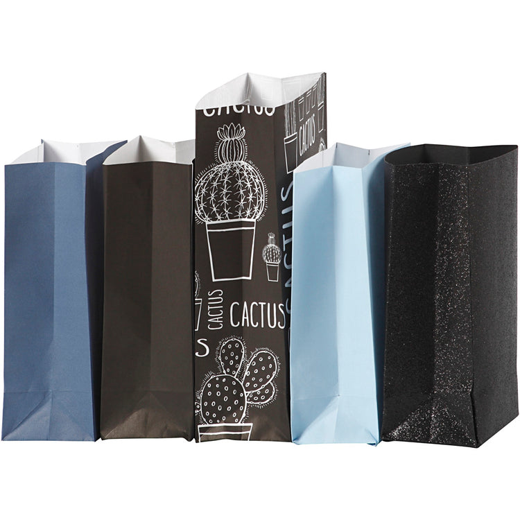 Vivi Gade Papiertüten, H: 21 cm, Maße 6x9 cm, 80 g, 5x10 Box 1 Box