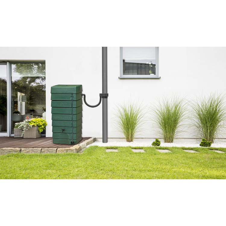 Harcostar 1066441 - Regentonne Wandtank grün 276l | 2 Stk