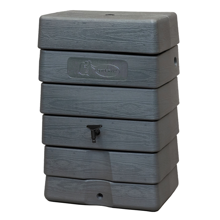 Harcostar 1066443 - Regentonne Wandtank grau 168l | 2 Stk