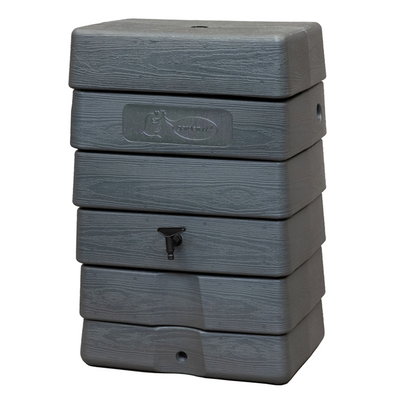 Harcostar 1066443 - Regentonne Wandtank grau 168l | 2 Stk