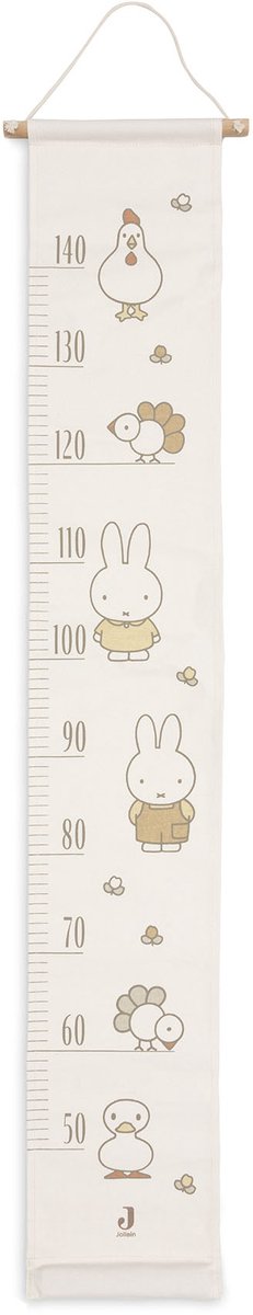 Jollein-Wachstumstabelle Miffy Family Farm – 120 cm