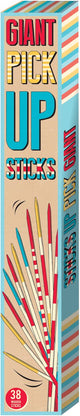 Retr-oh großes Mikado-Spiel großes XXL-Outdoor-Spiel – 38 Stäbchen – 50 cm lang