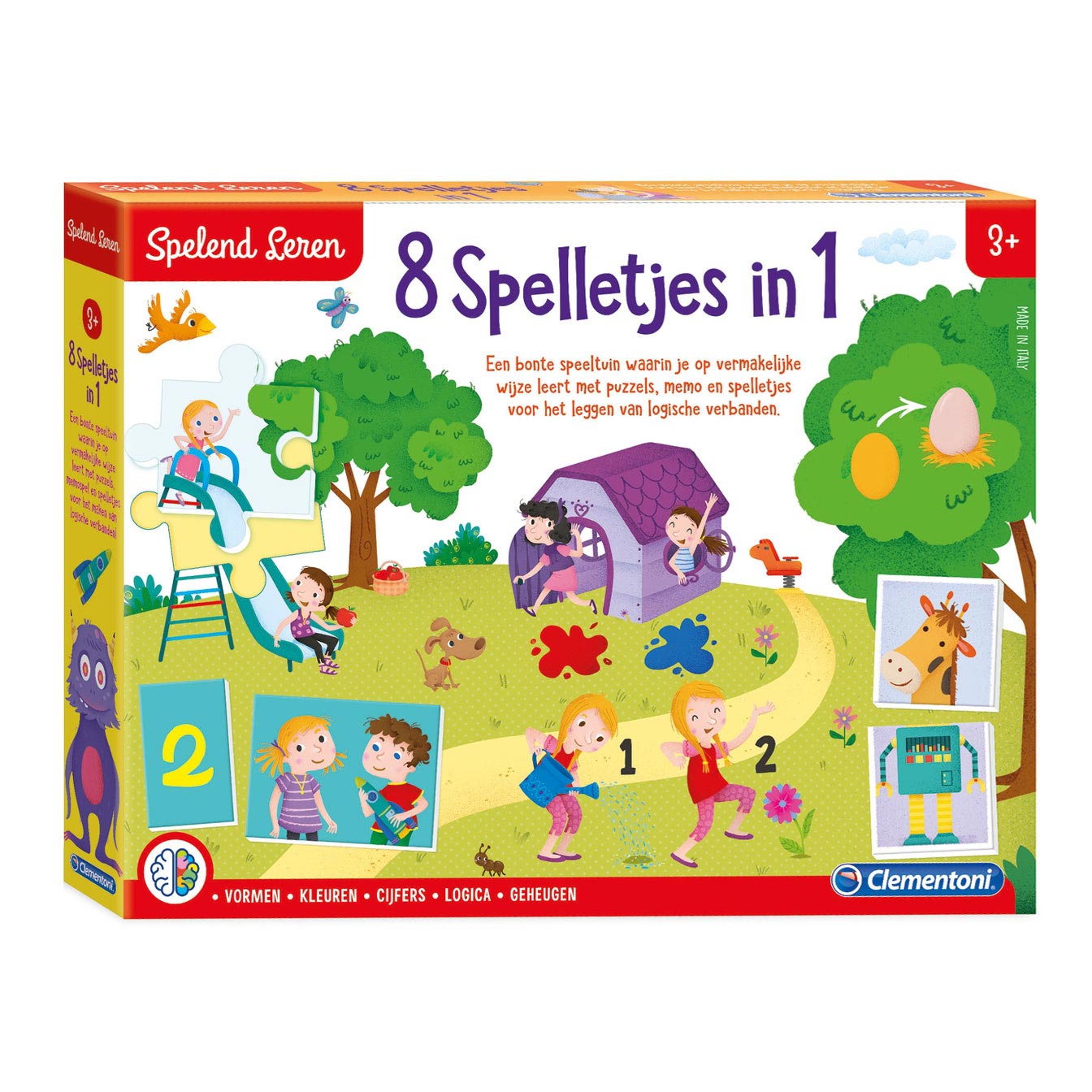 Clementoni spielen 8 Spiele in 1