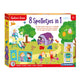 Clementoni spielen 8 Spiele in 1