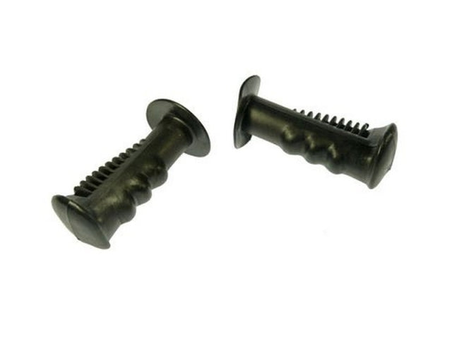 Weißer Etikettenflügelgriff Set 110 mm schwarz