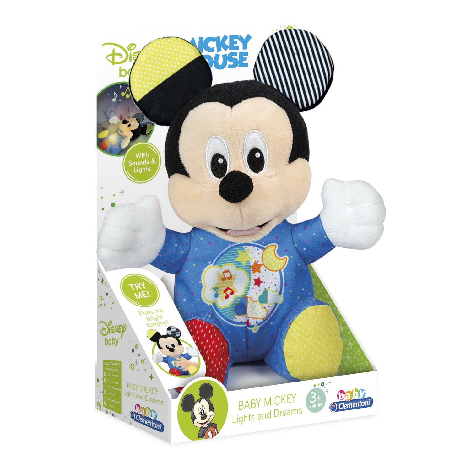 Clementoni Mickey Mouse Umarmung mit Musik und Licht