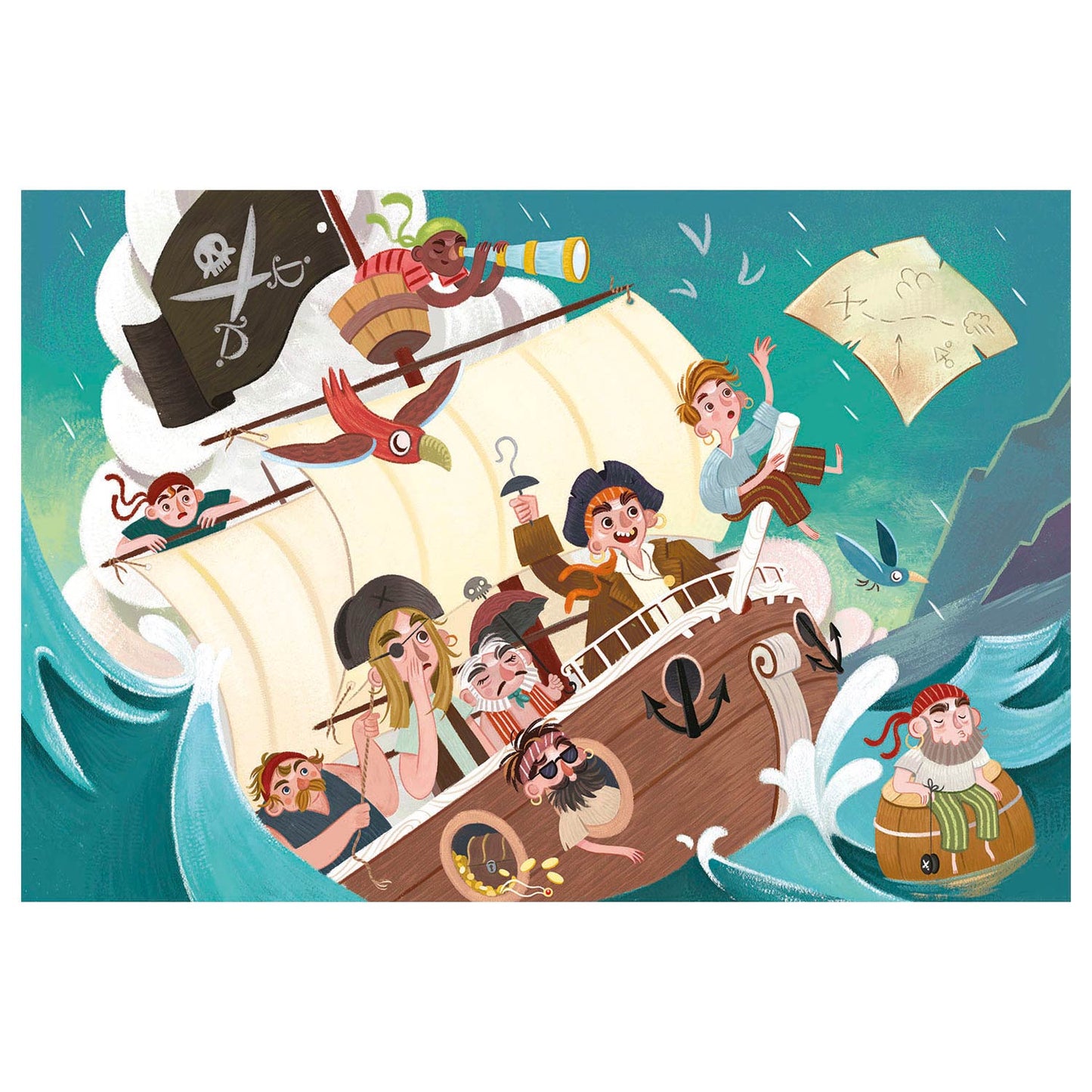 Clementoni Play für zukünftiges Maxi -Puzzle - Pirates, 24st.