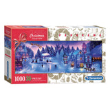 Clementoni Panorama Puzzle Weihnachten, 1000st. - afbeelding 1