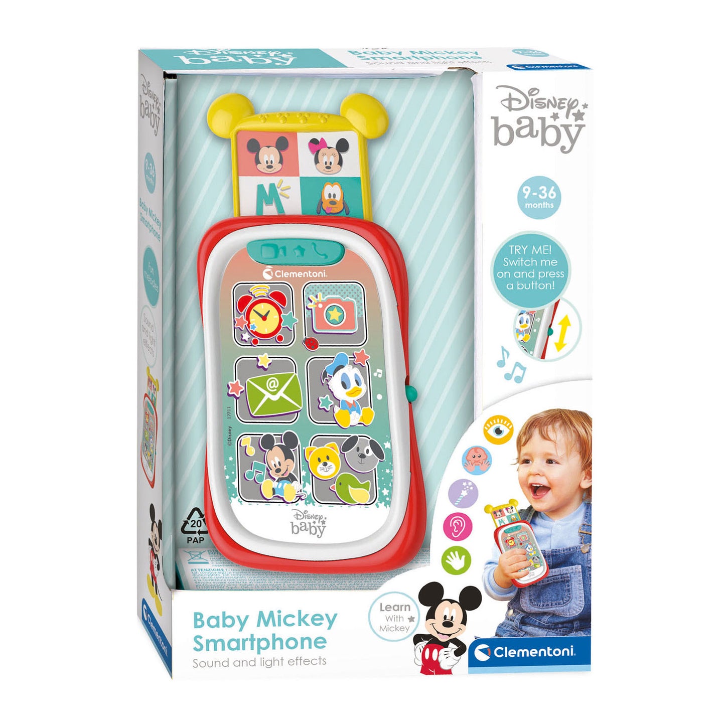 Clementoni Disney Baby Mickey Mouse Telefon