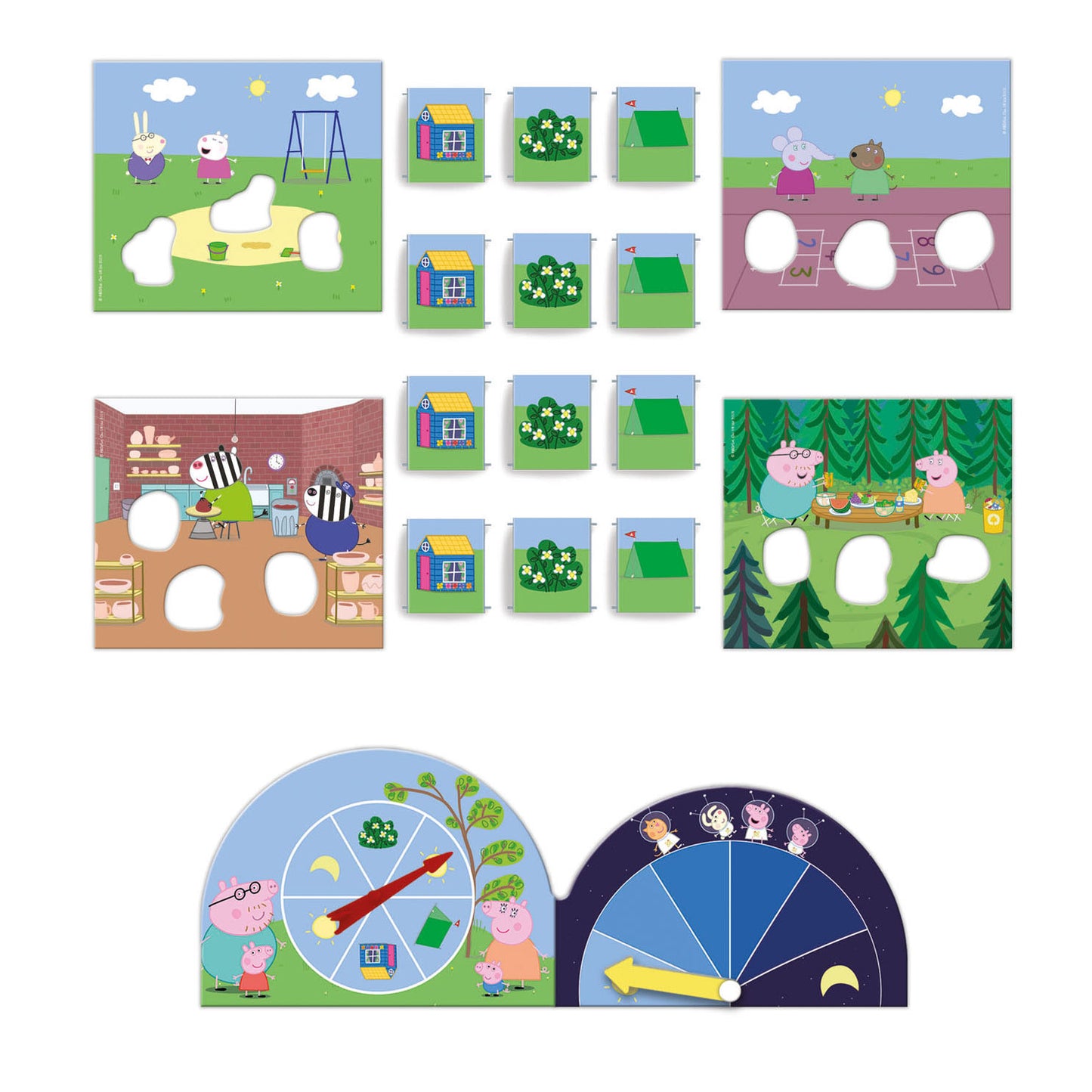 Clementoni Peppa Pig Search und Finden Sie Brettspiel
