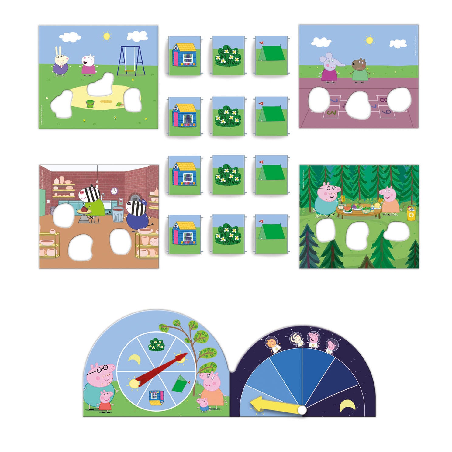 Clementoni Peppa Pig Search und Finden Sie Brettspiel