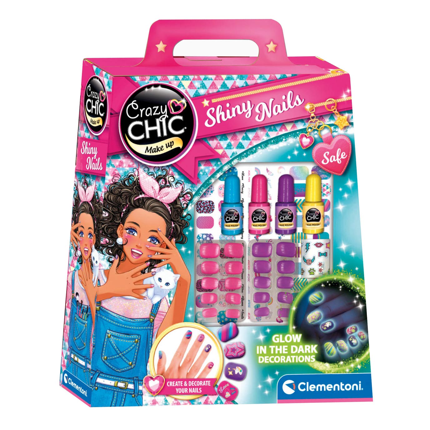 Clementoni Crazy Chic – Fluo-Nägel