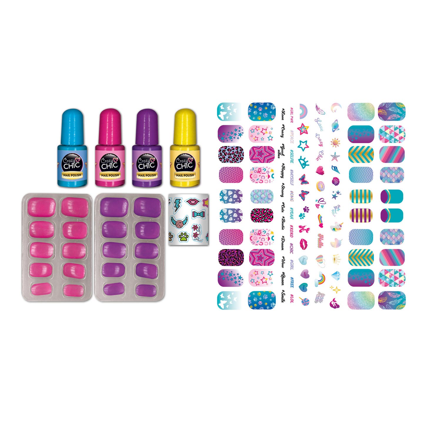 Clementoni Crazy Chic – Fluo-Nägel