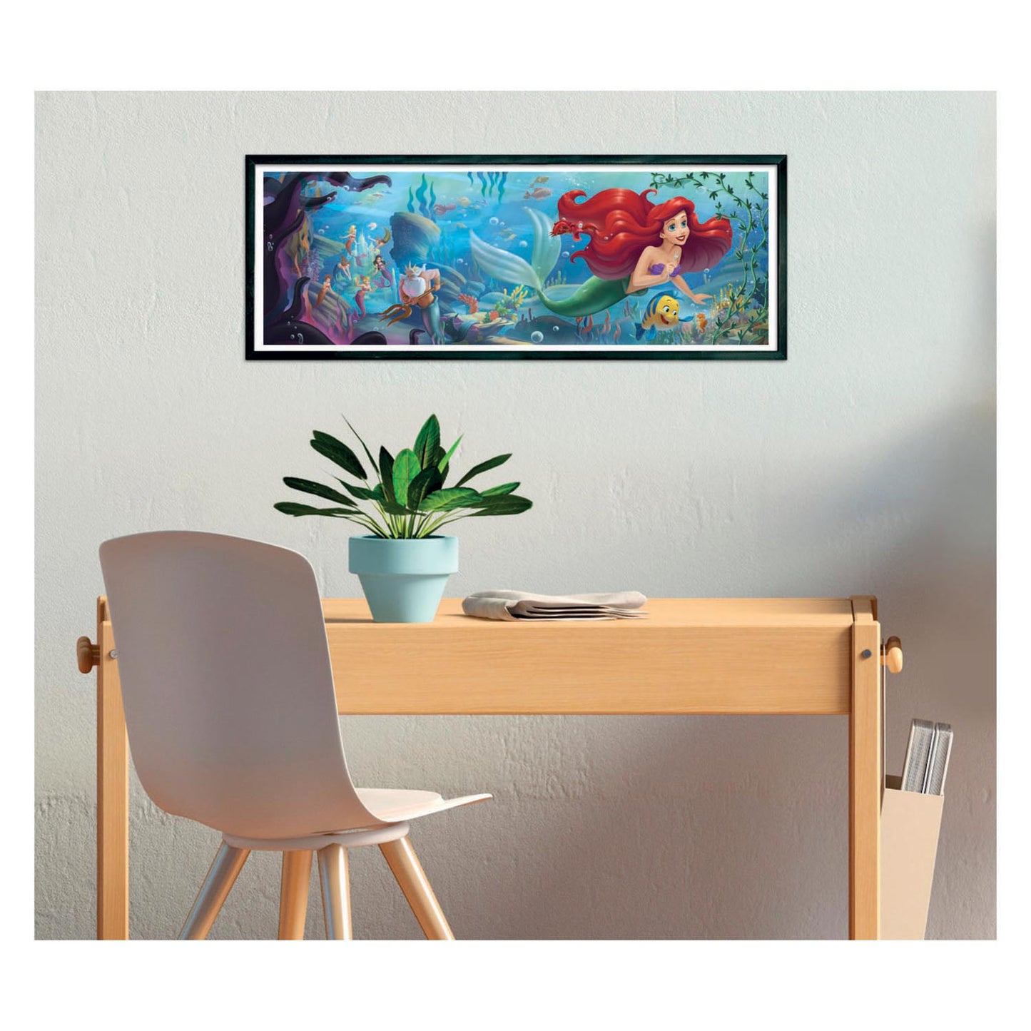 Clementoni Panorama Puzzle Disney Prinzessin, 1000st.