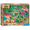 Clementoni World Map Puzzle Alice im Wunderland, 1000st.