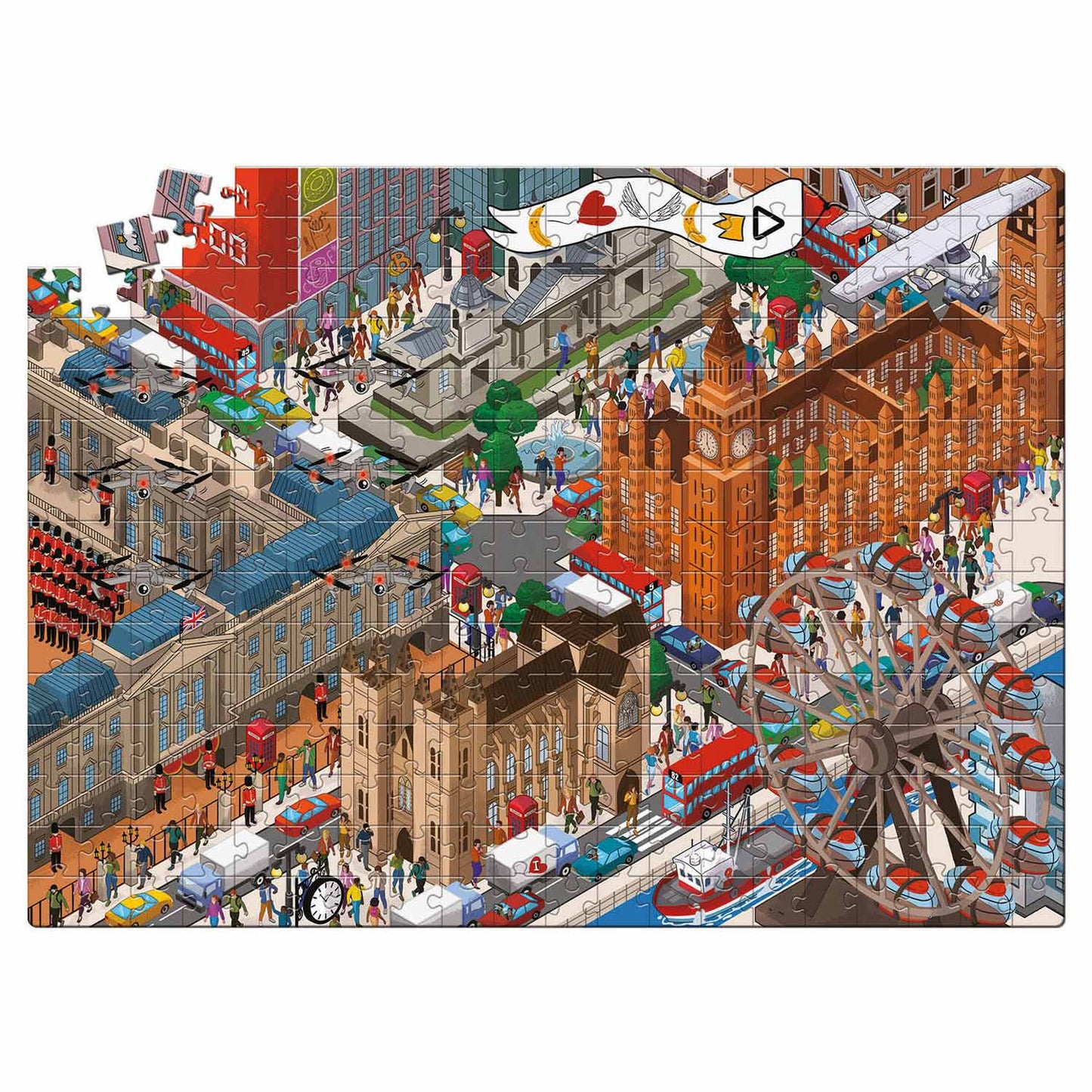 Clementoni Mystery Puzzle Hacker in London, 300st.