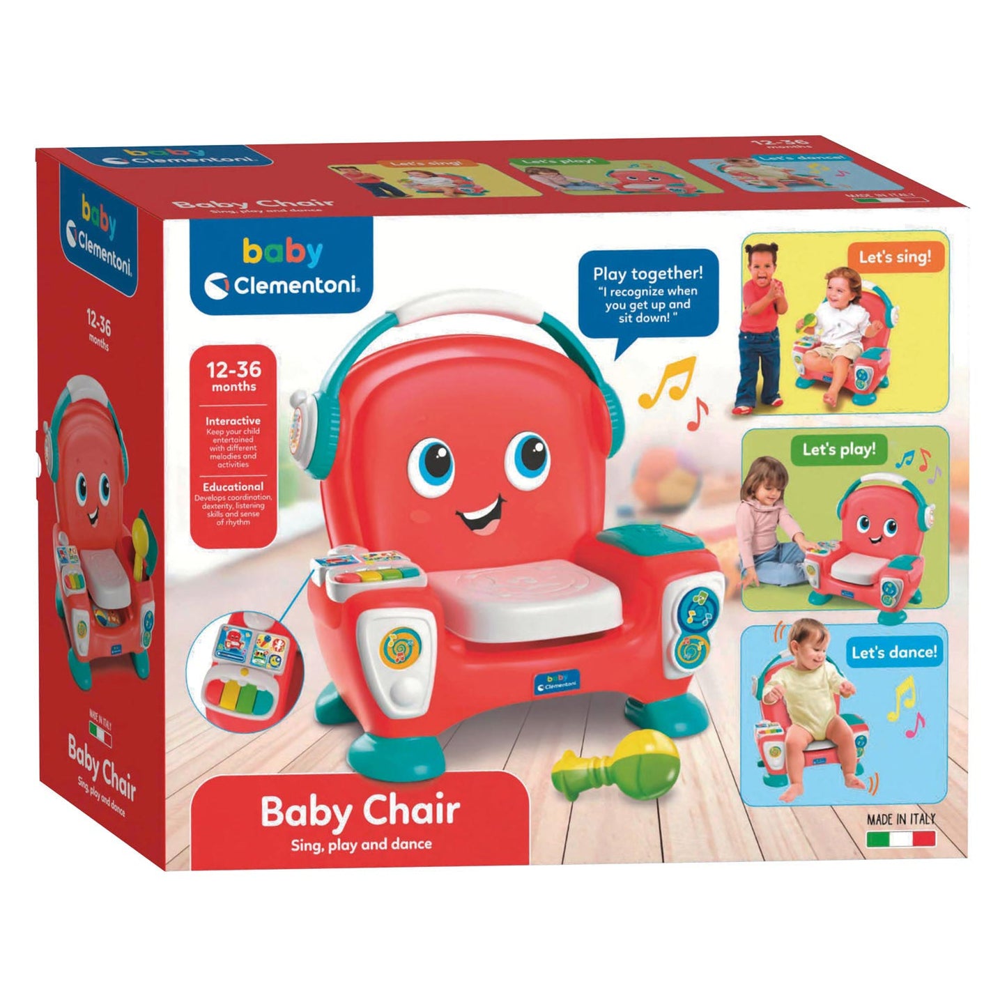 Clementoni High Stuhl Sing, Spiel und Tanz
