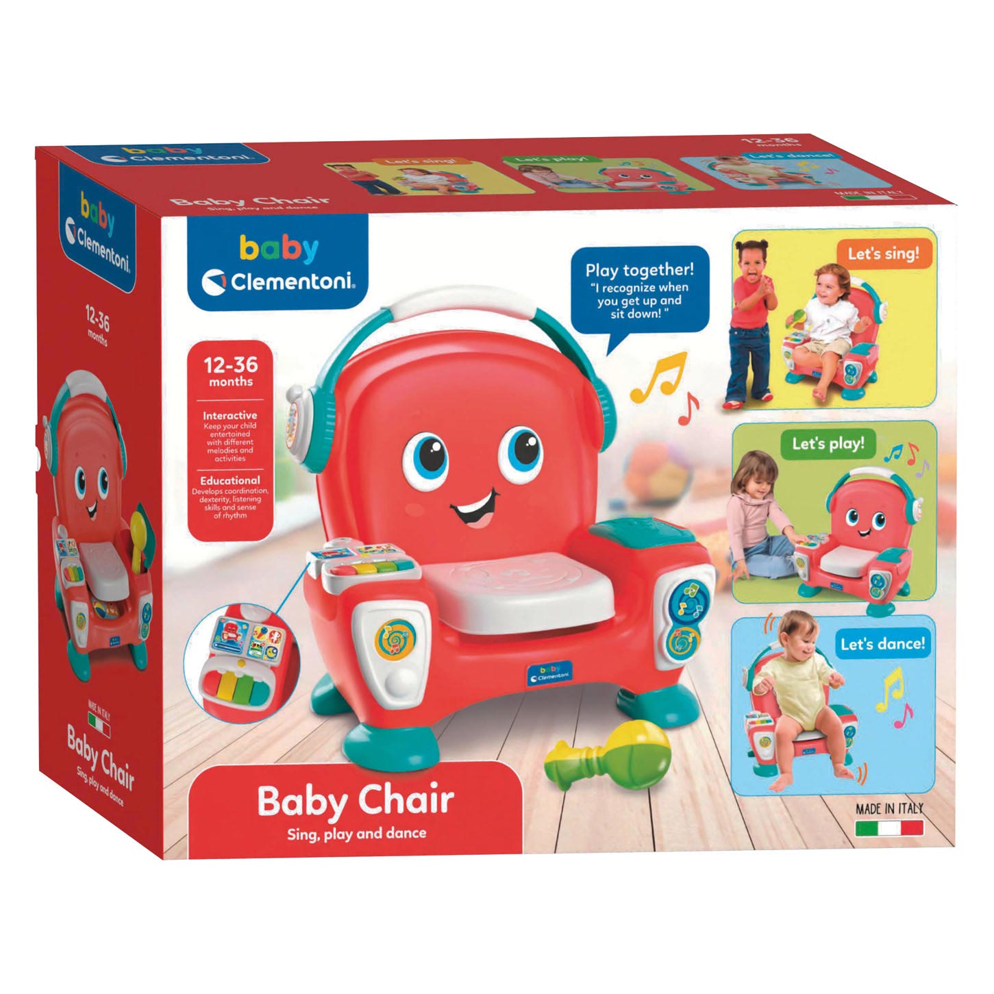Clementoni High Stuhl Sing, Spiel und Tanz