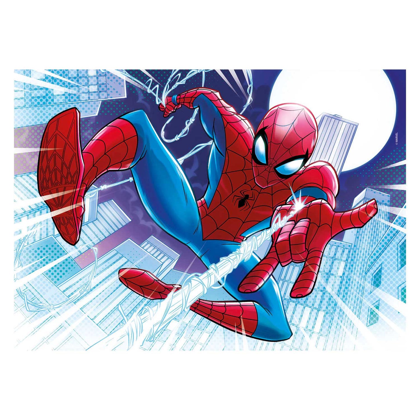 Clementoni glüht im dunklen Puzzle Spiderman, 104st.