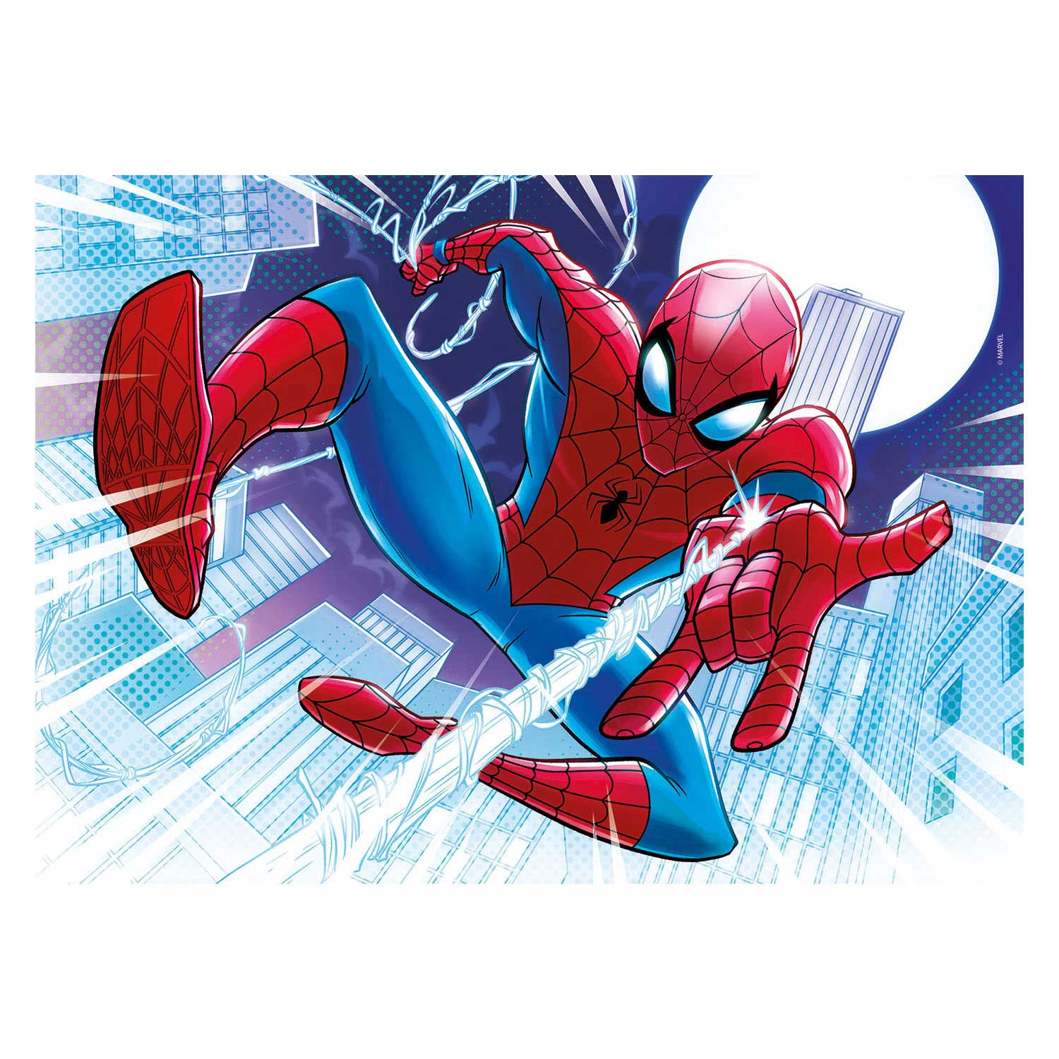 Clementoni glüht im dunklen Puzzle Spiderman, 104st.