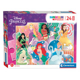 Clementoni Maxi Puzzle Prinzessin, 24st. - afbeelding 1