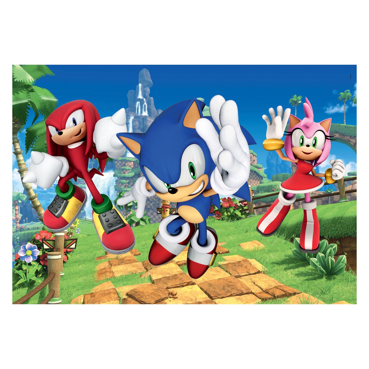 Clementoni Puzzle Sonic, 3x48st.