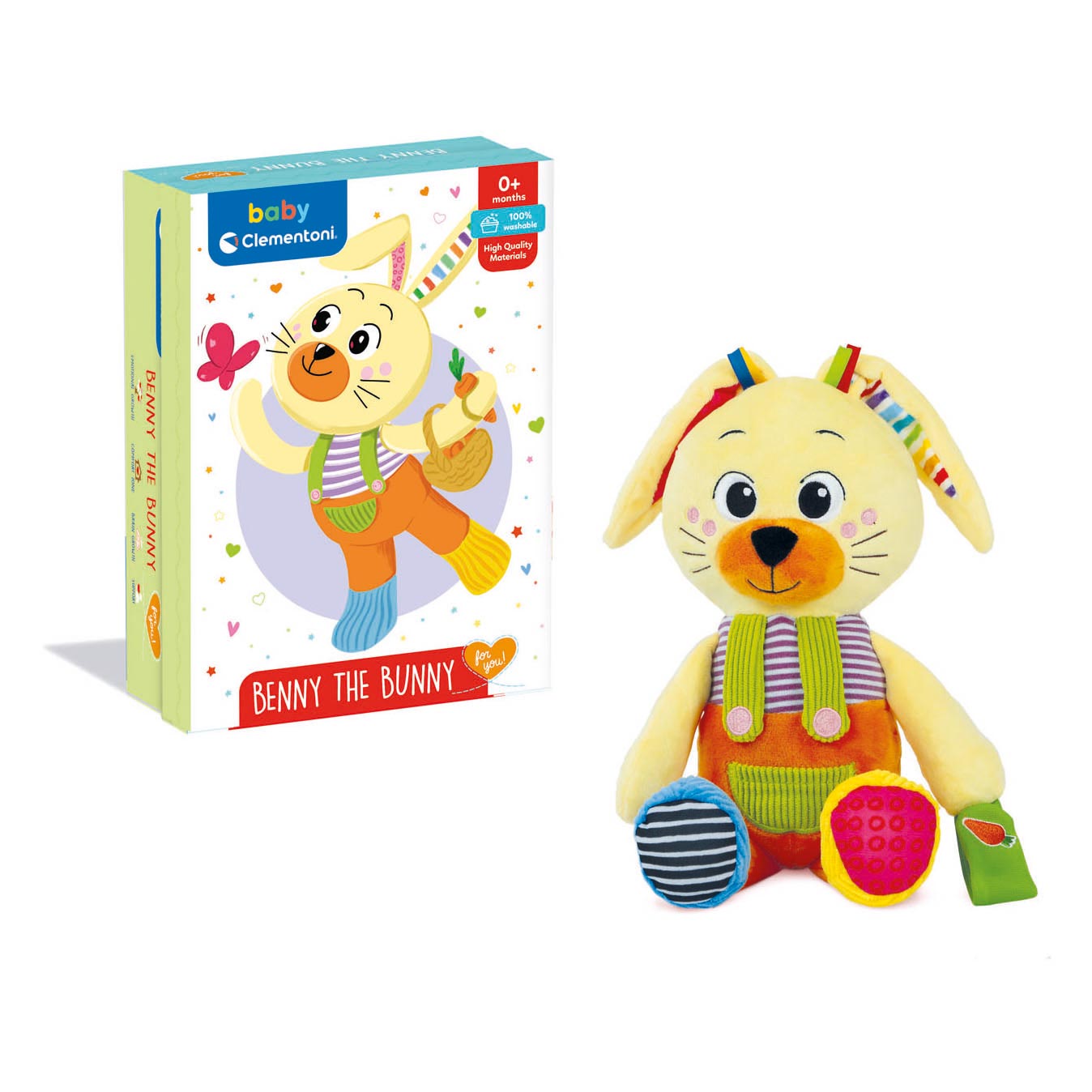 Clementoni Baby Pluchen kuscheln Benny Het Konijn