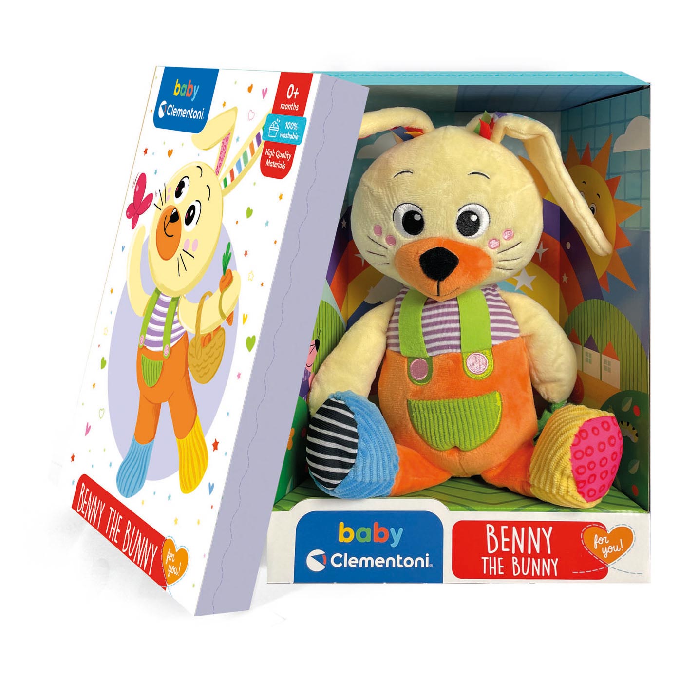 Clementoni Baby Pluchen kuscheln Benny Het Konijn
