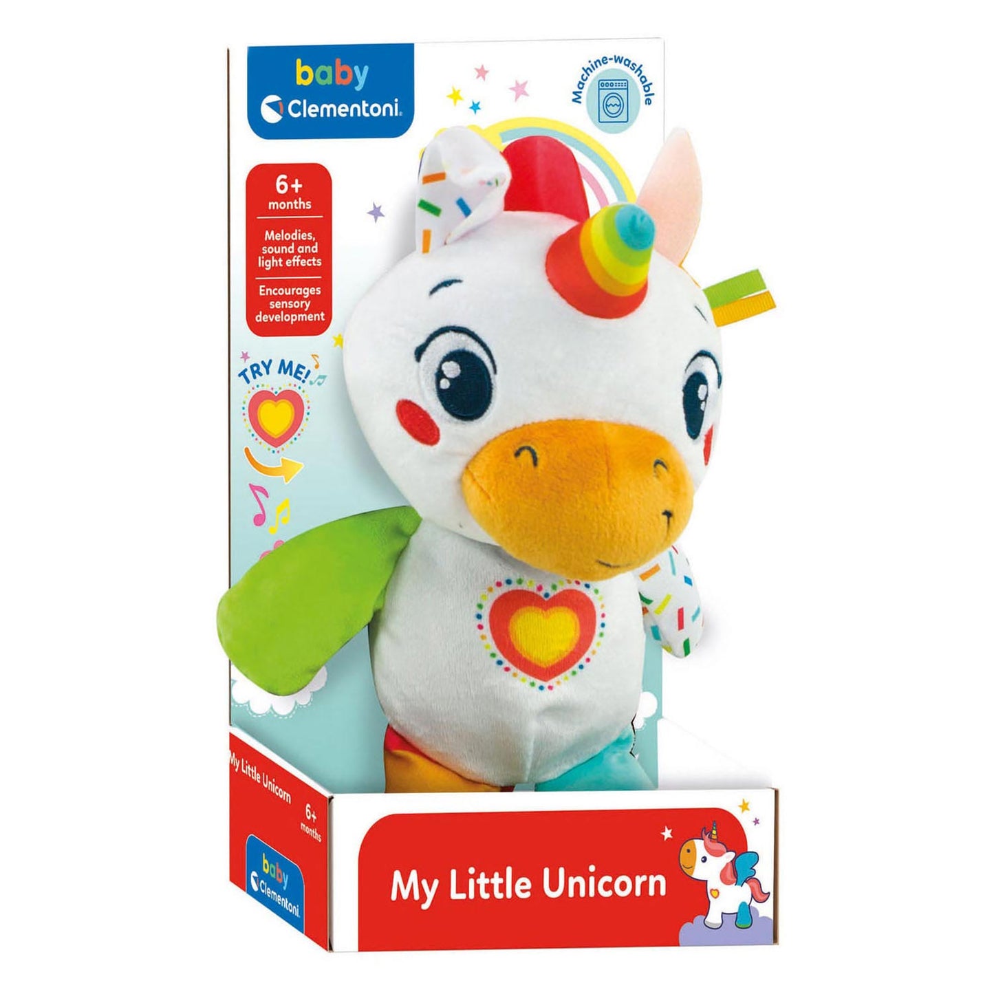 Clementoni Baby Pluchen kuscheln Einhorn