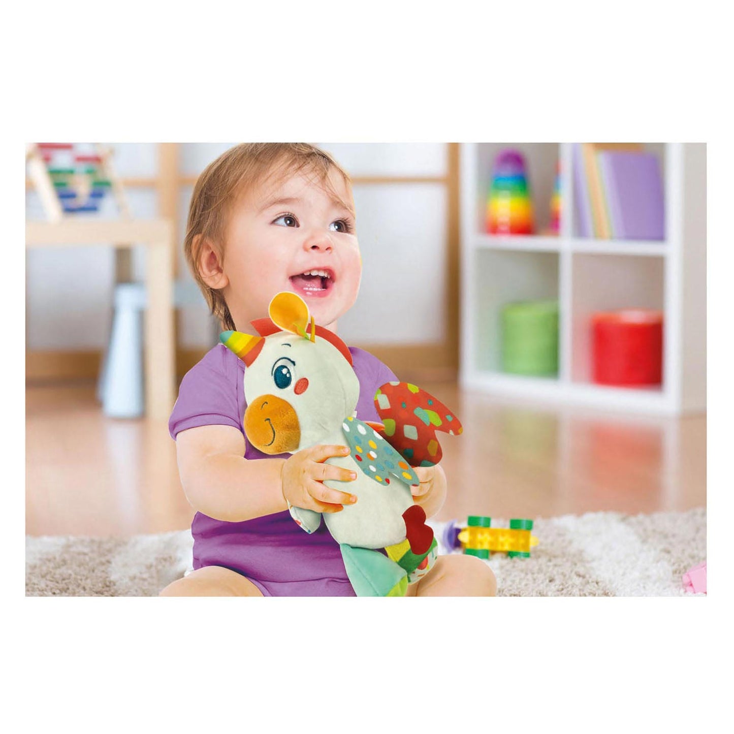 Clementoni Baby Pluchen kuscheln Einhorn