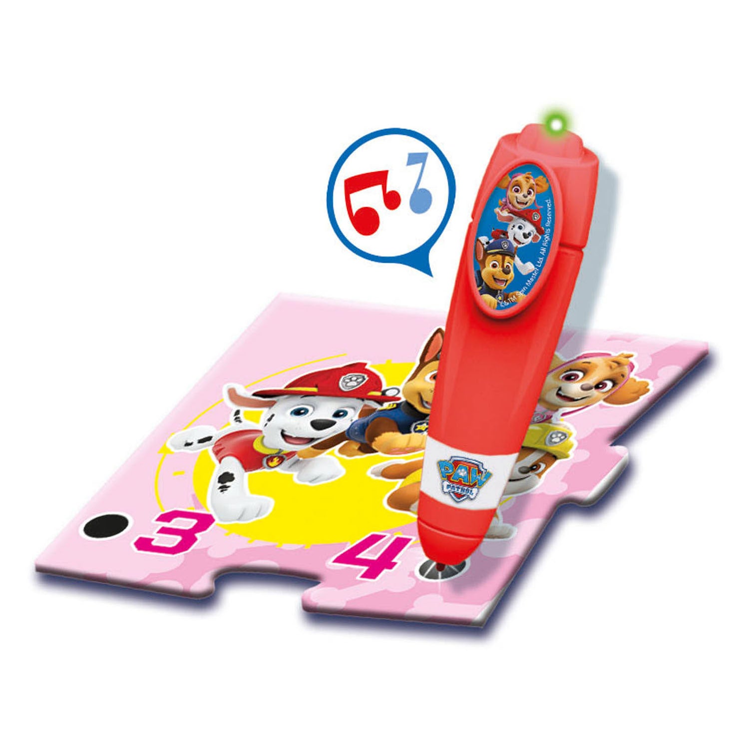 Clementoni Bodenpuzzle groß interaktiv - Pfotenpatrouille rosa