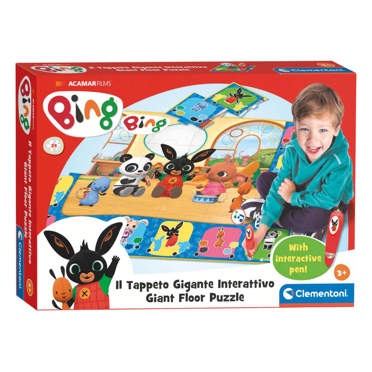 Clementoni Bodenpuzzle Großes interaktives Bing