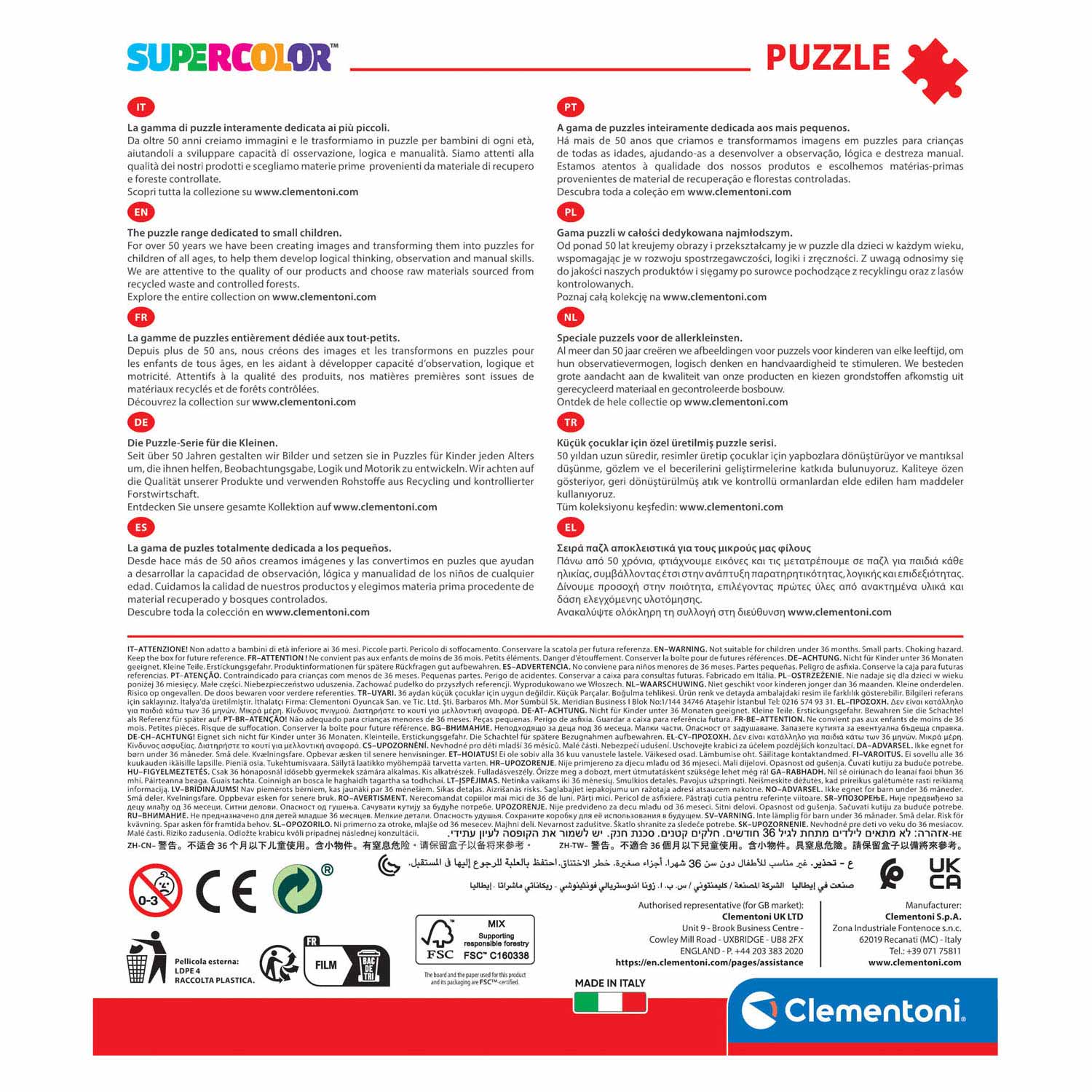 Clementoni Puzzle - Peppa Pig, 2x60st.