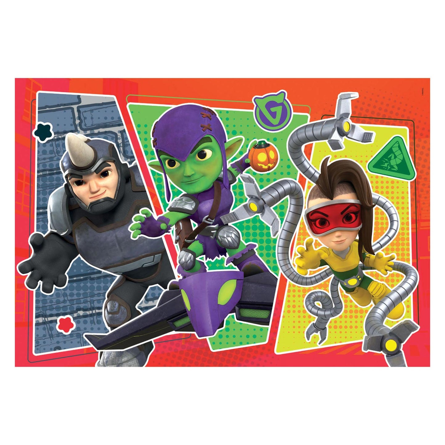 Clementoni Puzzle - Spidey, 3x48st.