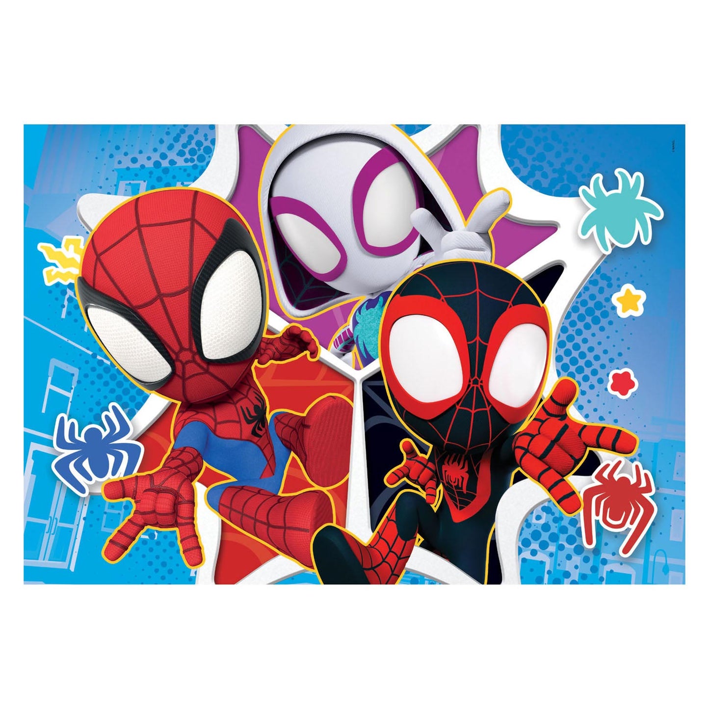 Clementoni Puzzle - Spidey, 3x48st.