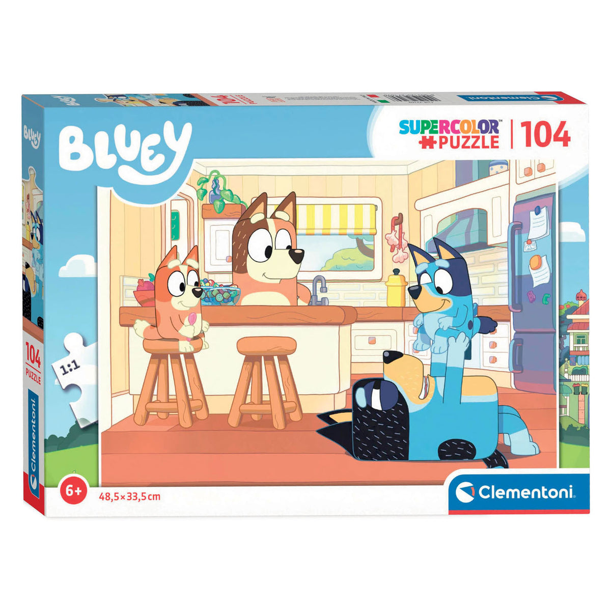 Clementoni Puzzle - Bluey in der Küche, 104st.