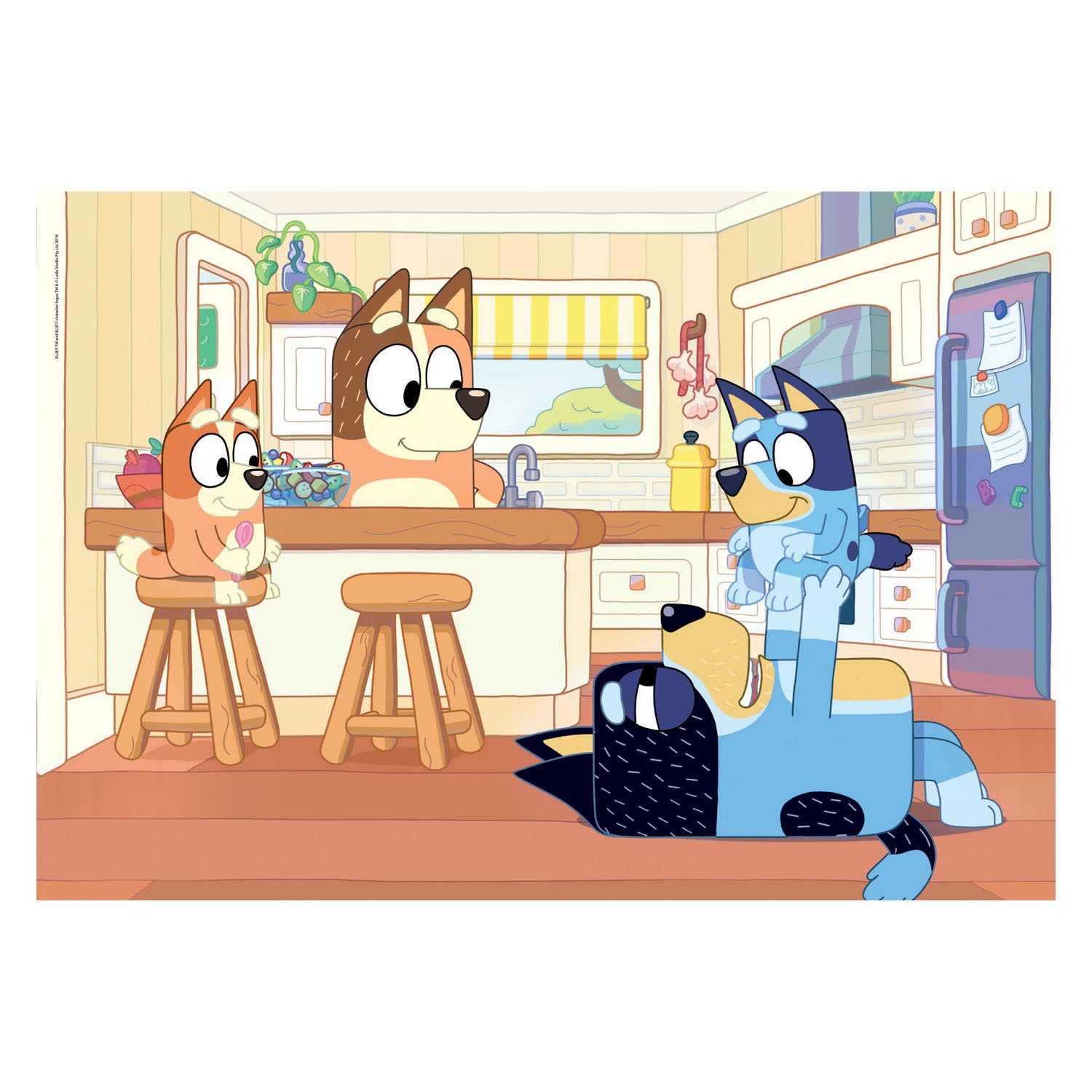Clementoni Puzzle - Bluey in der Küche, 104st.